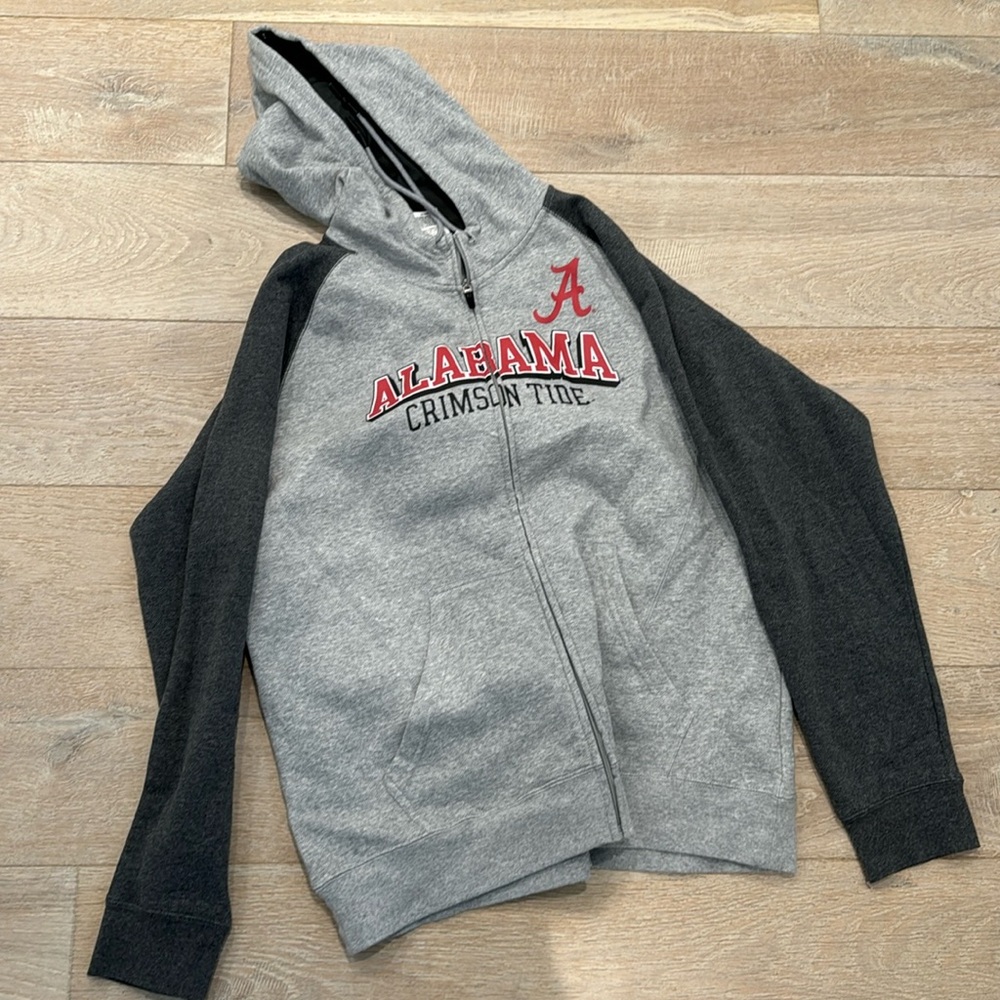 University of Alabama Crimson Tide zipper hoodie NWOT